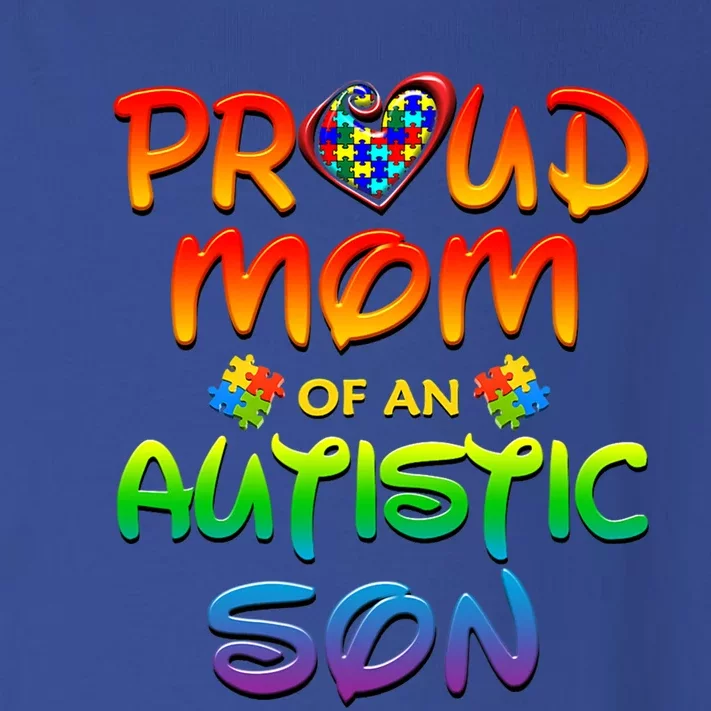 Autism Awareness Day Proud Mom Autistic Son Great Gift Toddler Long Sleeve Shirt