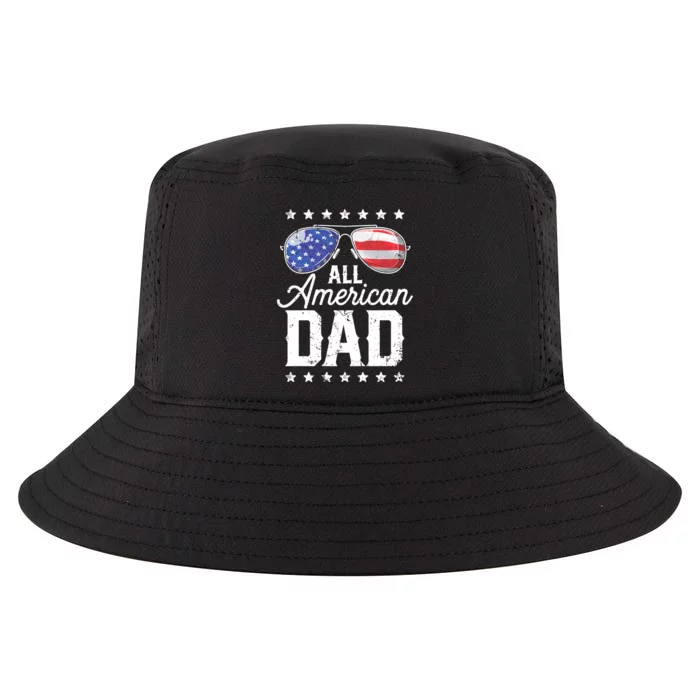 All American Dad 4th Of July FatherS Day Sunglasses Family Cool Comfort Performance Bucket Hat