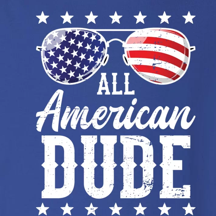 All American Dude Sunglasses Family Matching 4th Of July Gift Toddler Long Sleeve Shirt