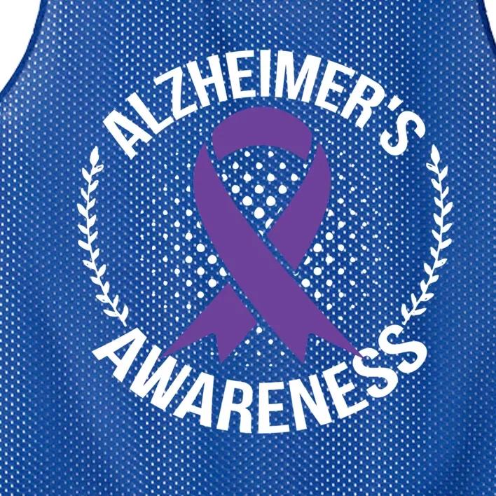 Alzheimers Awareness Detia Support Gift Mesh Reversible Basketball Jersey Tank