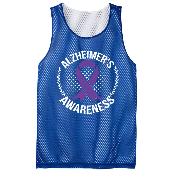 Alzheimers Awareness Detia Support Gift Mesh Reversible Basketball Jersey Tank