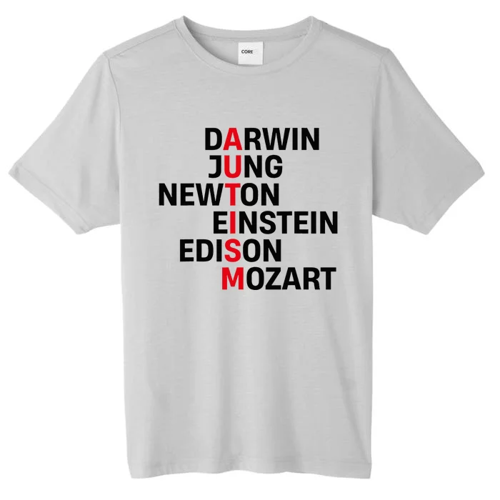 Autism Awareness Darwin Jung Newton Einstein Edison Mozart ChromaSoft Performance T-Shirt