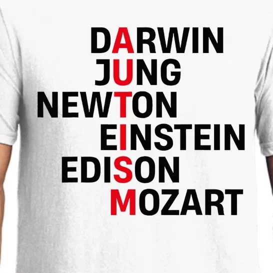 Autism Awareness Darwin Jung Newton Einstein Edison Mozart Pajama Set