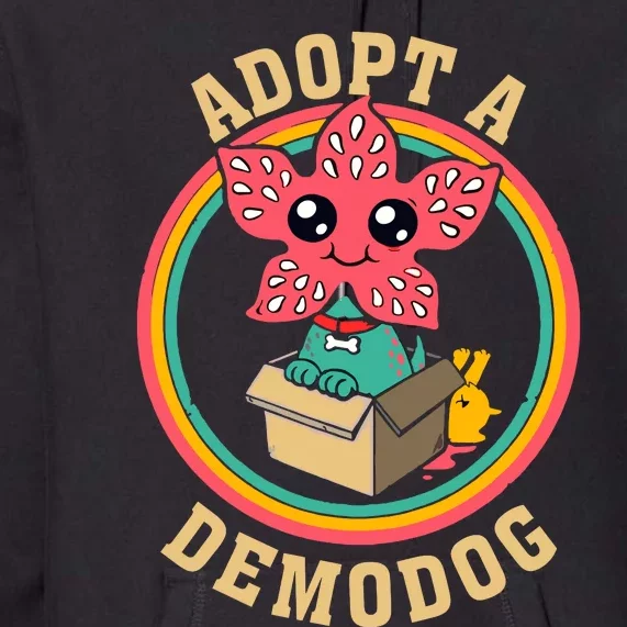 Adopt A Demodog Cute Funny Dogs Lovers Premium Hoodie