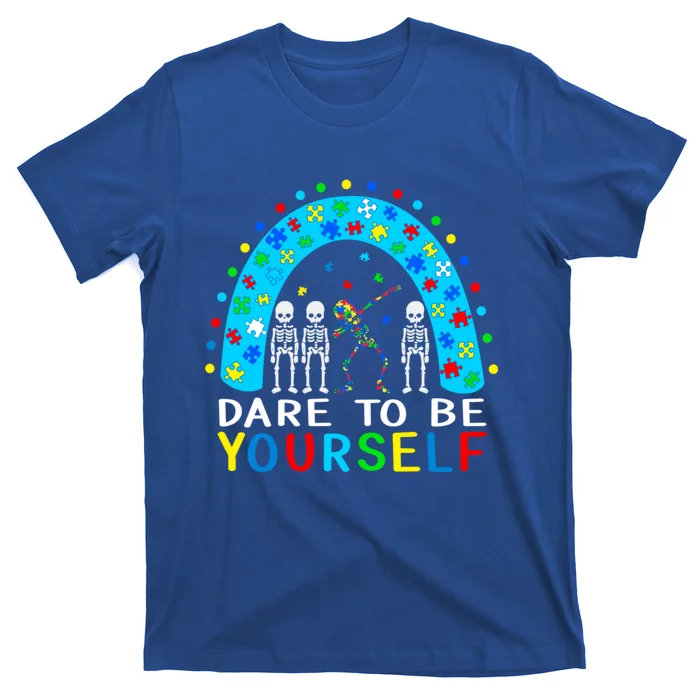 Autism Awareness Dare To Be Yours Different Not Less Cute Gift T-Shirt