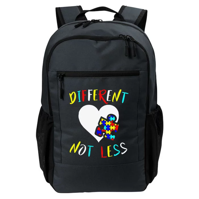 Autism Awareness Design Gift Different Not Less For Autistic Daily Commute Backpack