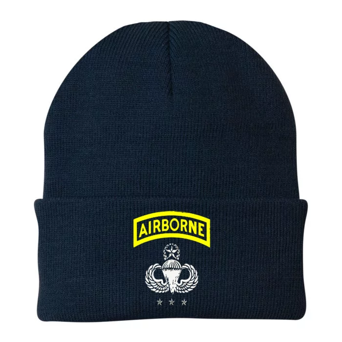 Army Airborne Division Veterans Day Gift Knit Cap Winter Beanie