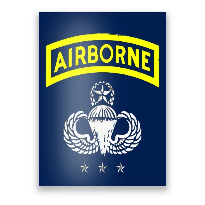 Army Airborne Division Veterans Day Gift Poster