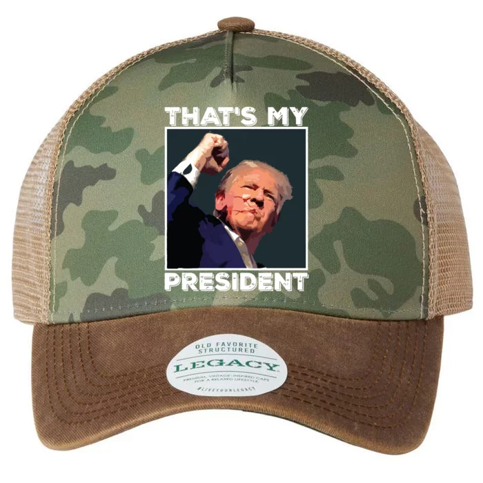 Assassination Attempt Donald Trump Trump Shooting That’S My President Legacy Tie Dye Trucker Hat