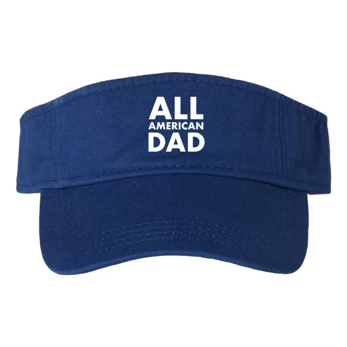 All American Dad Cute Gift Valucap Bio-Washed Visor