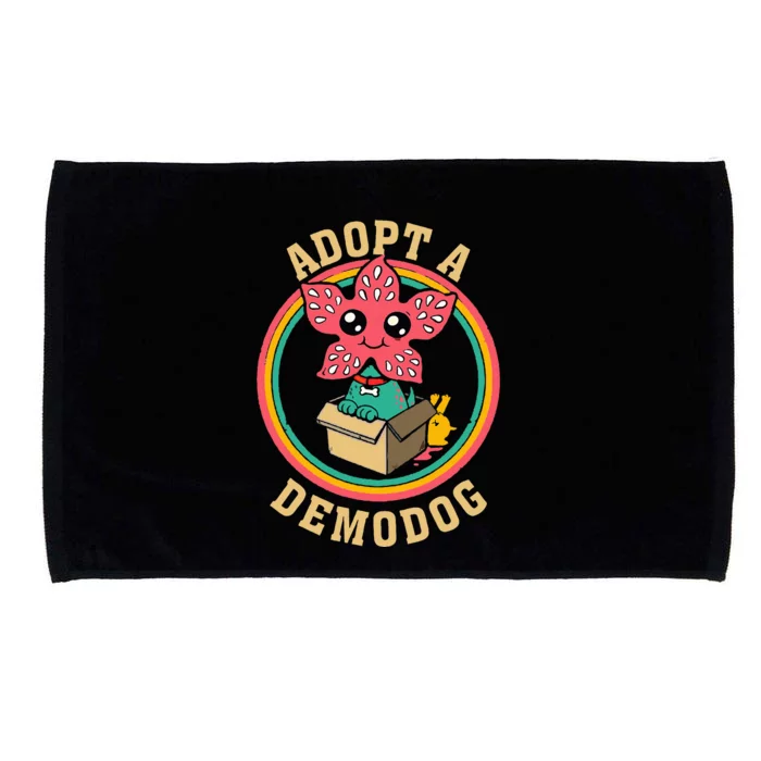 Adopt A Demodog Funny Dogs Lovers Microfiber Hand Towel