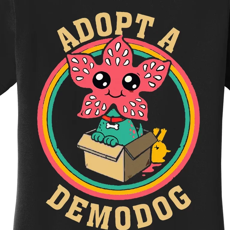 Adopt A Demodog Funny Dogs Lovers Women's T-Shirt