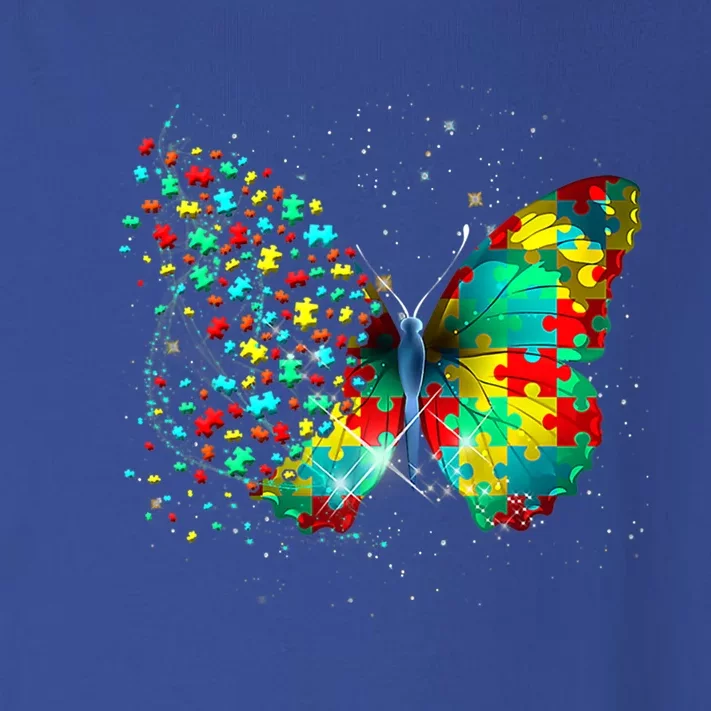 Autism Awareness Day Butterfly Peace Lover Funny Gift Toddler Long Sleeve Shirt