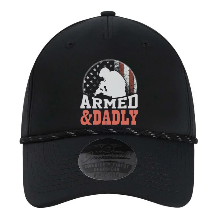 Armed And Dadly Funny Father Gifts for fathers day Performance The Dyno Cap