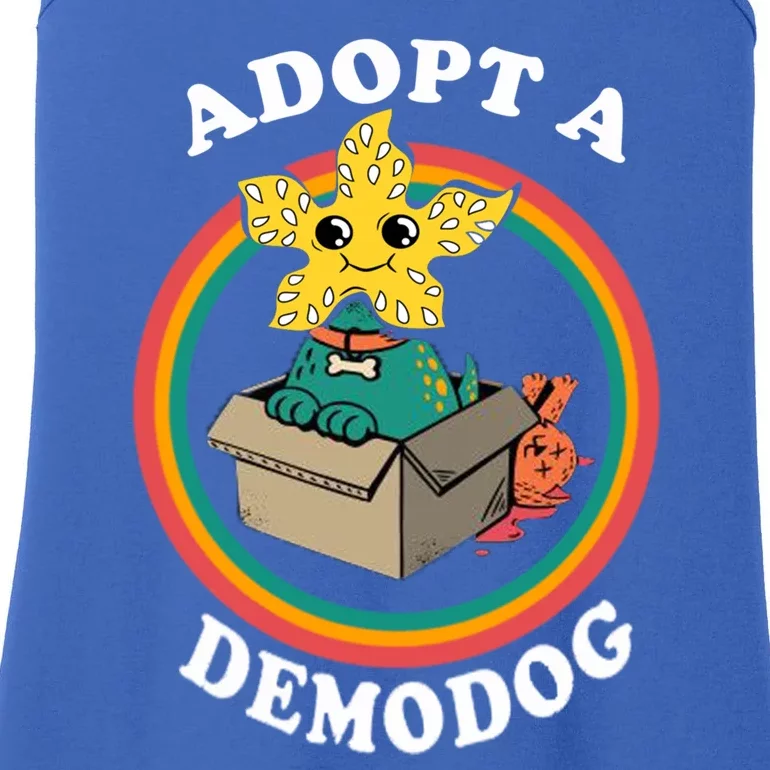 Adopt A Demodog Funny Dog Lover Gift Ladies Essential Tank