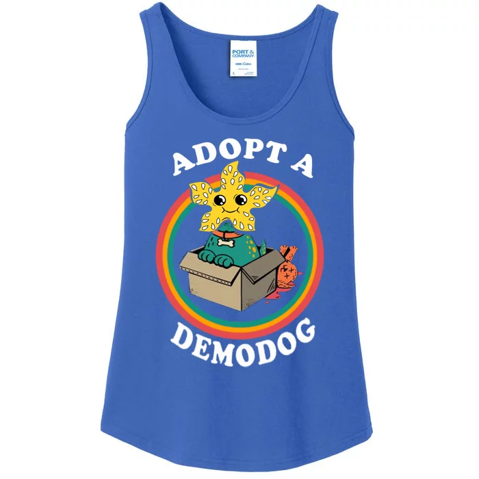 Adopt A Demodog Funny Dog Lover Gift Ladies Essential Tank