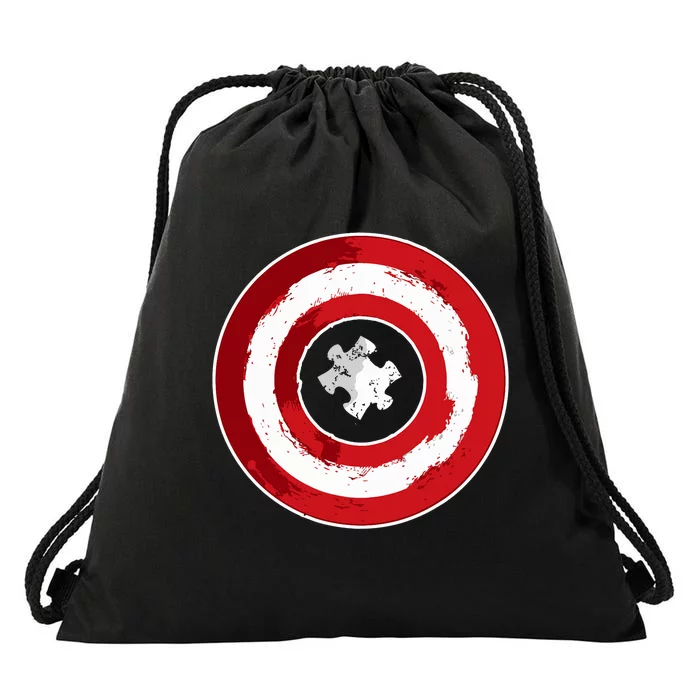 Autism Awareness Day Superhero Drawstring Bag