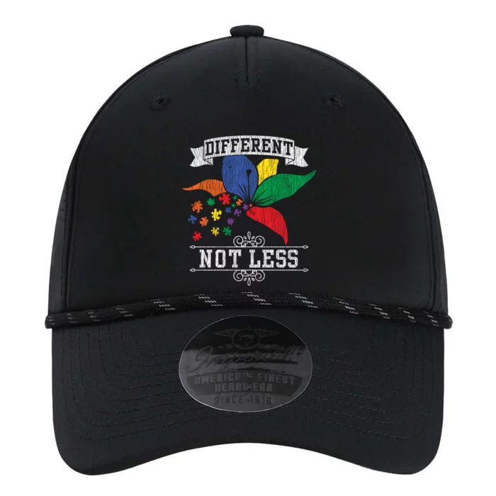 Autism Awareness Different Not Less Autistic Awareness Gift Performance The Dyno Cap