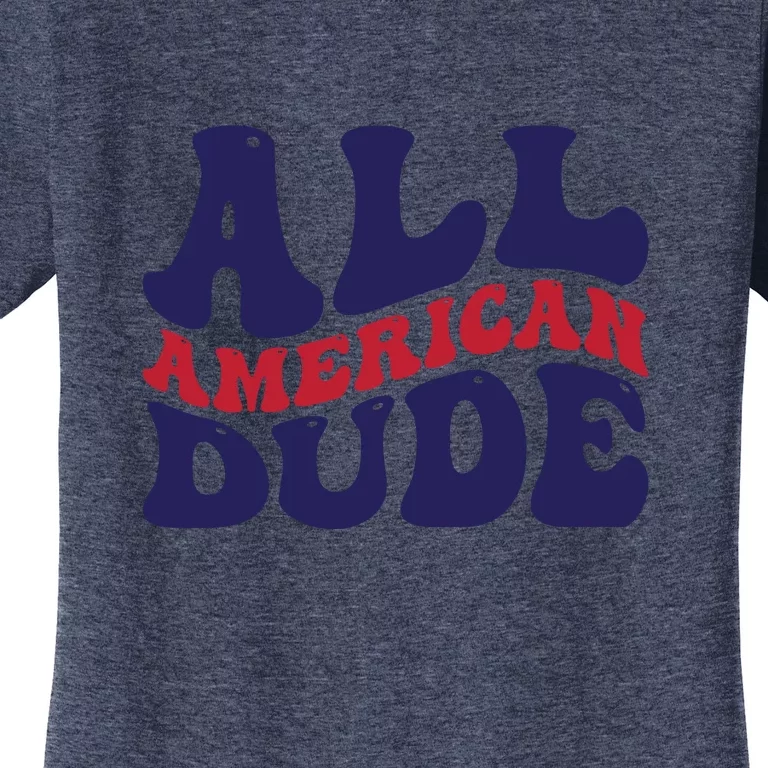 All American Dude For Memorial Day Gift Women's T-Shirt