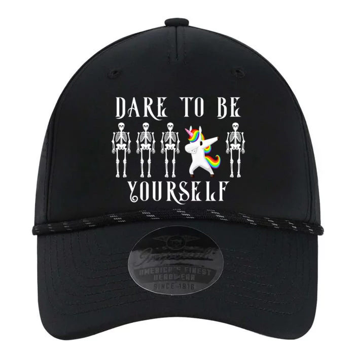 Autism Awareness Dare To Be Yourself Unicorn Dabbing Autism Cute Gift Performance The Dyno Cap