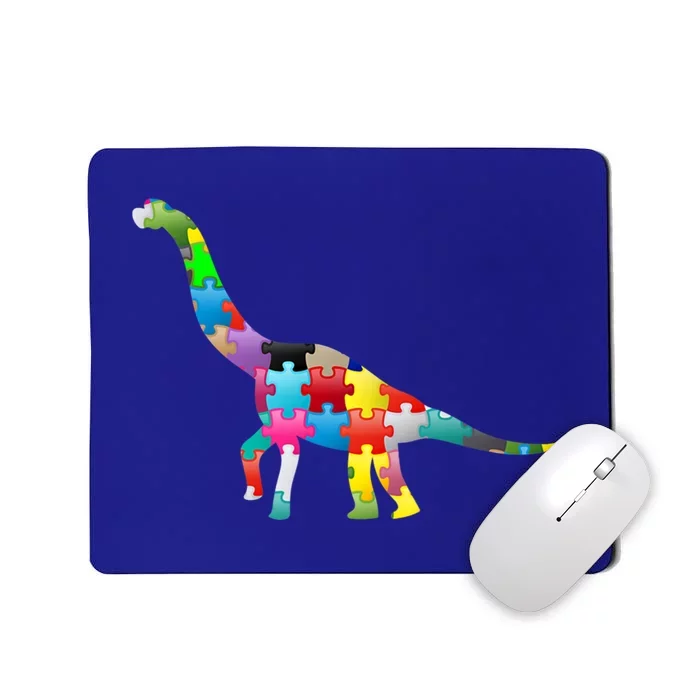 Autism Awareness Day Dinosaur Gift Mousepad