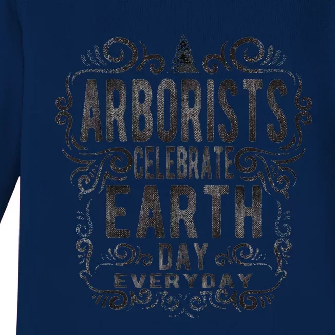 Arborist Arbor Day Baby Long Sleeve Bodysuit