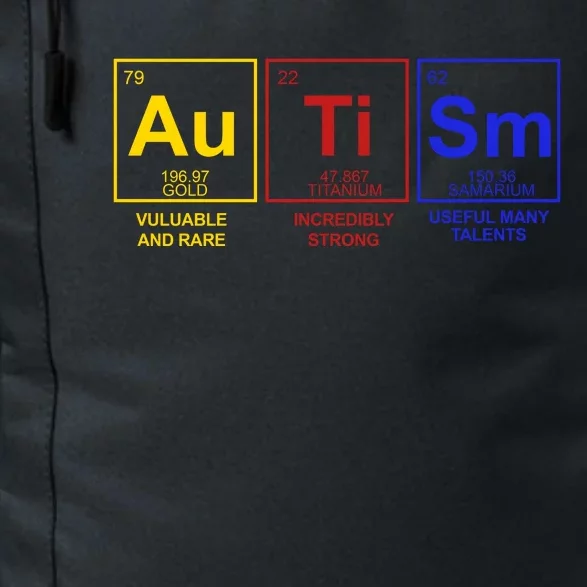 Autism Awareness Elements Periodic Table Daily Commute Backpack