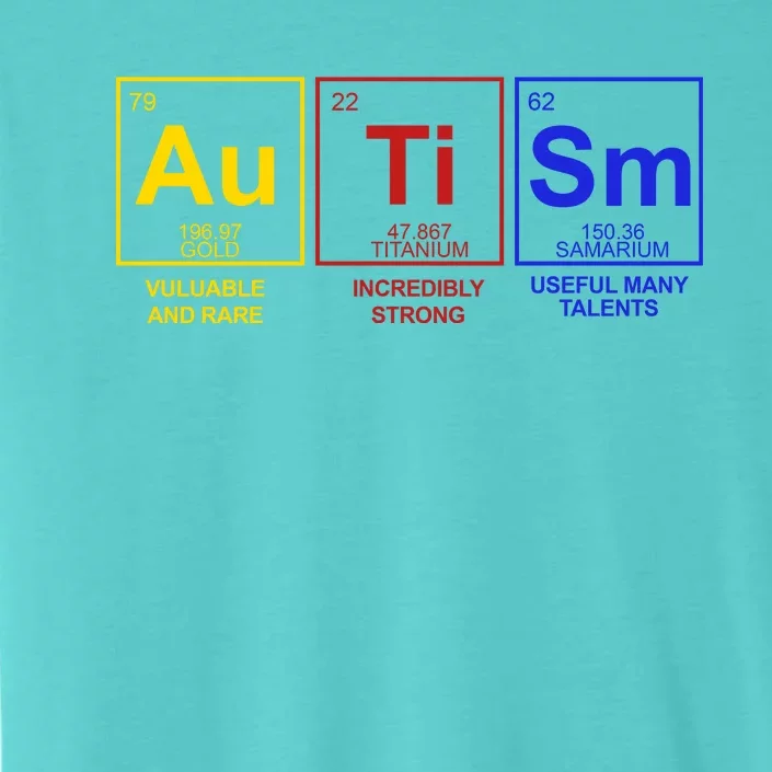 Autism Awareness Elements Periodic Table ChromaSoft Performance T-Shirt