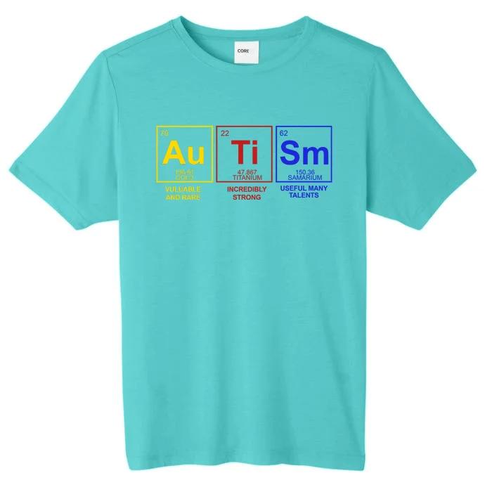 Autism Awareness Elements Periodic Table ChromaSoft Performance T-Shirt