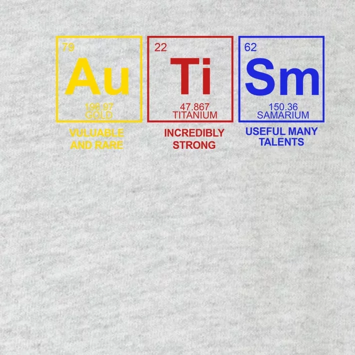 Autism Awareness Elements Periodic Table Toddler Long Sleeve Shirt