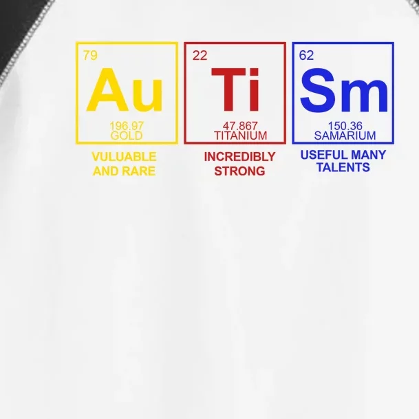 Autism Awareness Elements Periodic Table Toddler Fine Jersey T-Shirt