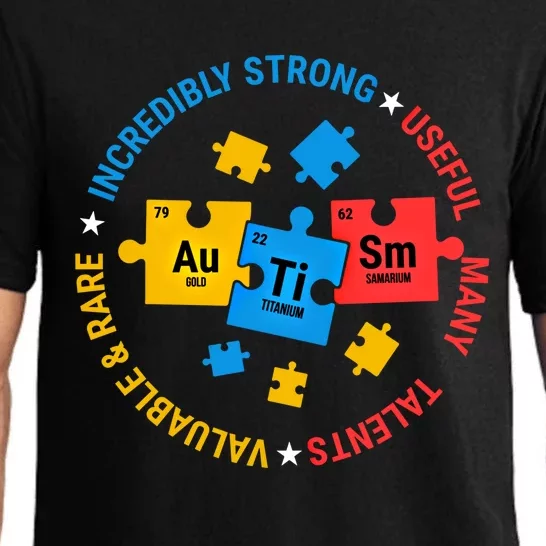 Autism Awareness Elets Periodic Table Asd Gift Pajama Set