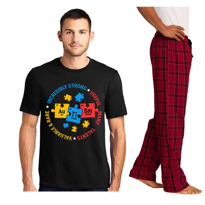 Autism Awareness Elets Periodic Table Asd Gift Pajama Set