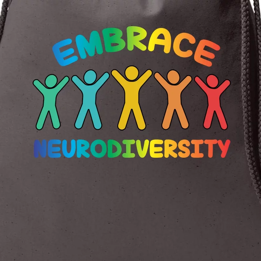 Autism Awareness Embrace Neurodiversity Drawstring Bag