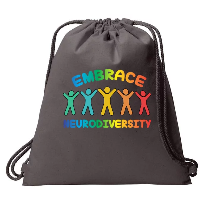 Autism Awareness Embrace Neurodiversity Drawstring Bag