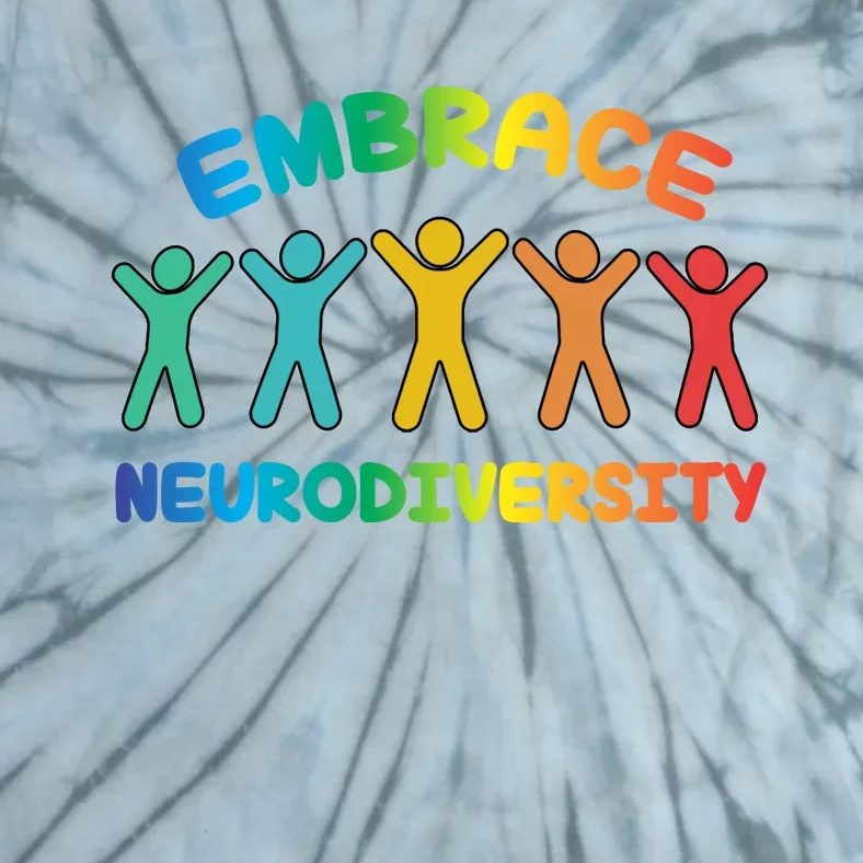 Autism Awareness Embrace Neurodiversity Tie-Dye T-Shirt