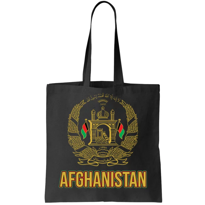 AFG Afghanistan Emblem Tote Bag