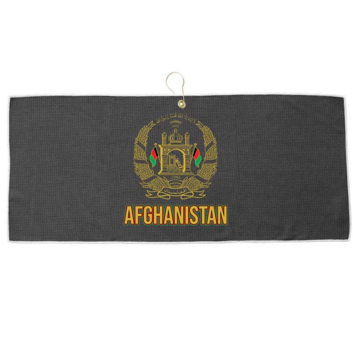 AFG Afghanistan Emblem Large Microfiber Waffle Golf Towel