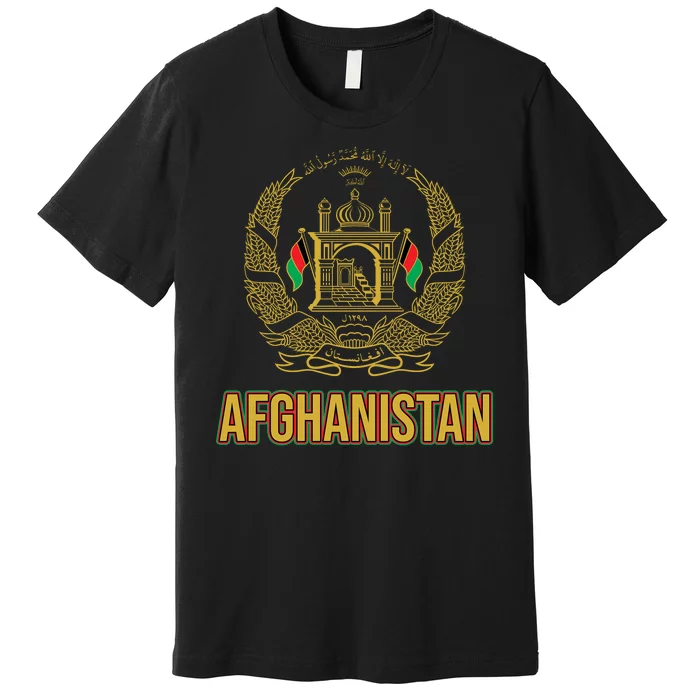 AFG Afghanistan Emblem Premium T-Shirt