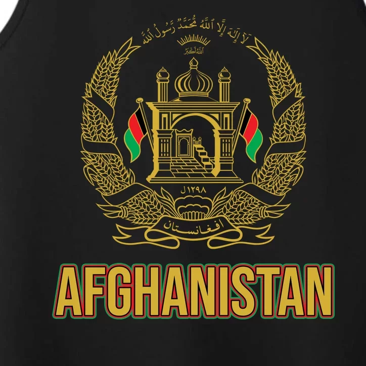 AFG Afghanistan Emblem Performance Tank