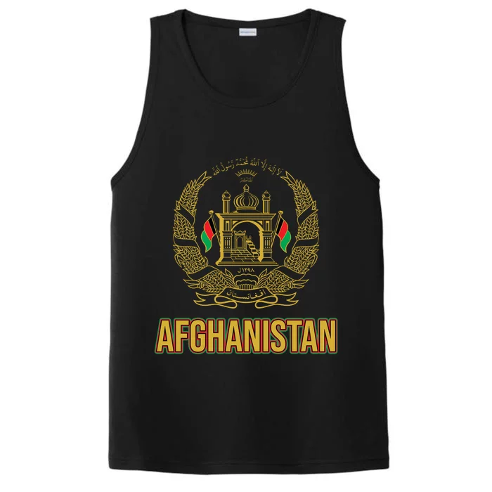 AFG Afghanistan Emblem Performance Tank