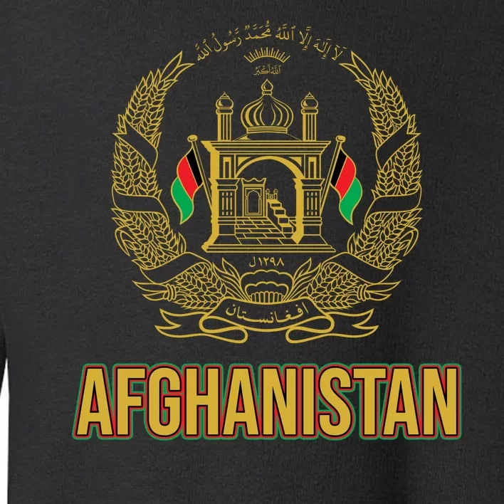 AFG Afghanistan Emblem Toddler Sweatshirt