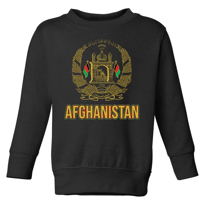 AFG Afghanistan Emblem Toddler Sweatshirt