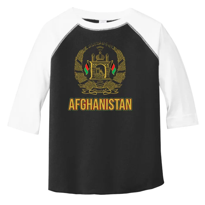 AFG Afghanistan Emblem Toddler Fine Jersey T-Shirt