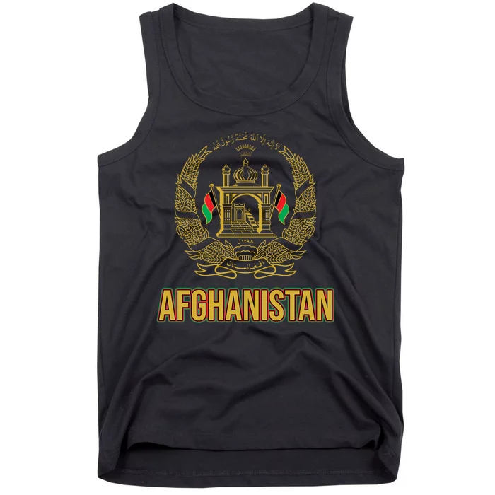 AFG Afghanistan Emblem Tank Top