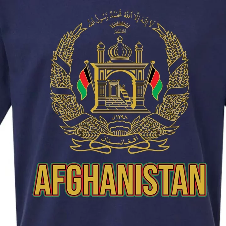 AFG Afghanistan Emblem Sueded Cloud Jersey T-Shirt