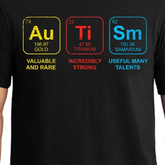 Autism Awareness Elements Periodic Table Asd Pajama Set