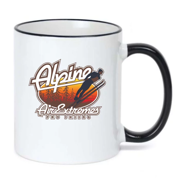 Alpine Air Extreme Pro Skiing Ski Gift Black Color Changing Mug