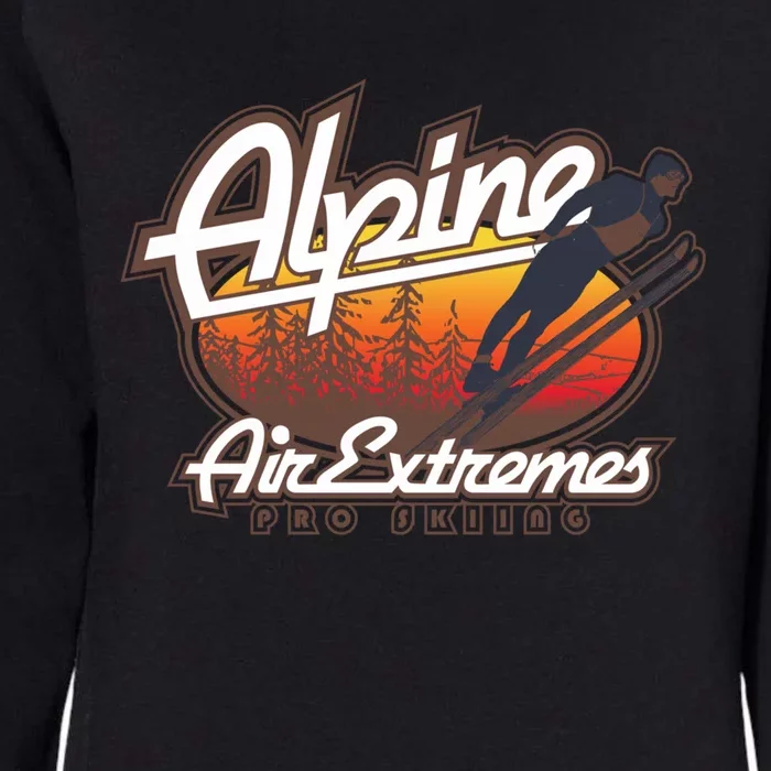 Alpine Air Extreme Pro Skiing Ski Gift Womens California Wash Sweatshirt