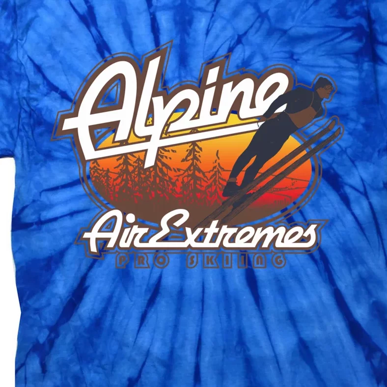 Alpine Air Extreme Pro Skiing Ski Gift Tie-Dye T-Shirt